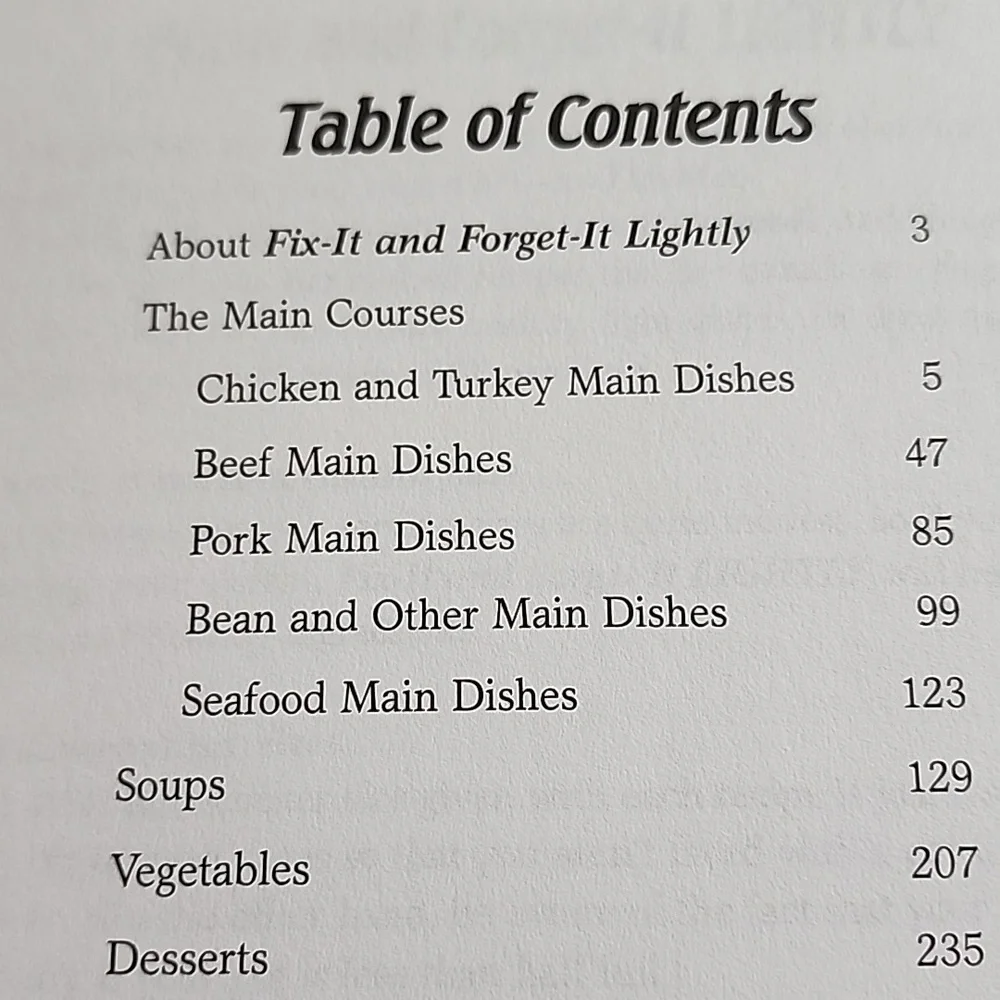 Fix-It and Forget-It‎ Lightly Cookbook